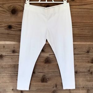 Lands’ End Tough Cotton Capri Leggings Sm Plus